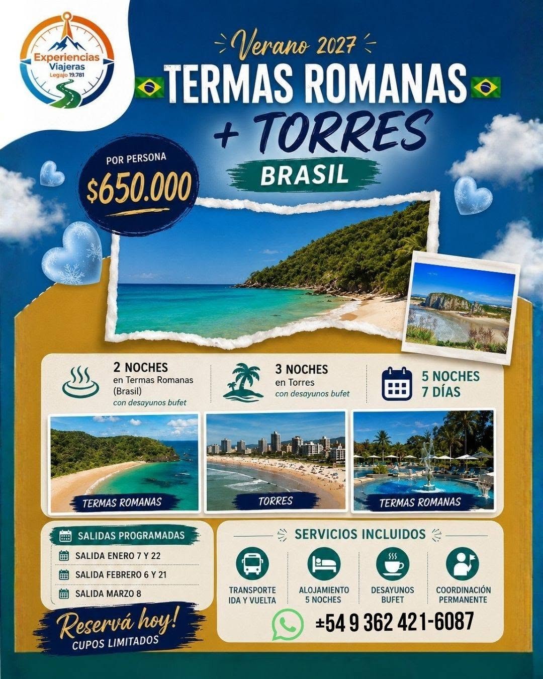 Oferta Termas Romanas y Torres
